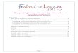 Supporting information and guidance ... - Festival of Learning · Festival of Learning Awards are a central part of this, showcasing the wide-ranging impacts learning has on individuals,
