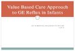 Value Based Care Approach to GE Reflux in Infants · 2020. 8. 25. · Review newer data on GE reflux in infants ... Davidson-2013 64 infants-double ... Stop H2 blocker when reflux