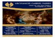 ARCHANGEL GABRIEL PARISH · 12.12.2020  · HOLY MASS Saturday Sunday 4 PM 8 AM, 10 AM 8:30 AM RECONCILIATION SATURDAY, 11 AM - 12 PM SAINT MARY, HELP OF CHRISTIANS CHURCH HOLY MASS