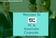 Welcome To SC & Associates  Corporate  Services