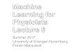 Machine Learning for Physicists Lecture 6 - FAU · 2017. 6. 22. · Machine Learning for Physicists Lecture 6 Summer 2017 University of Erlangen-Nuremberg Florian Marquardt. conv