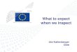 What to expect when we inspect - European Data Protection … · 2017. 3. 21. · Debriefing HoU + HoI TL + team members DoI +2 working days (WD) Minutes TL draft minutes DoI +1WD