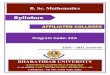 Syllabus - Bharathiar Universitysyllabus.b-u.ac.in/syl_college/2021/5A_22A.pdf · Pre-requisite Higher Secondary Level Mathematics. Syllabus Version 2020 - 2021 Course Objectives:
