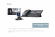 Cisco Small Business Pro SPA and Wireless IP Phone ...Contents Cisco SPA and Wireless IP Phone Administration Guide 1 About This Document 10 Audience 10 Organization 11 Read Me First