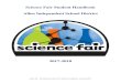 Science Fair Student Handbook Allen Independent School ......Welcome to The Student Handbook For Science Fair Participating in a science fair is fun and rewarding. There are many important