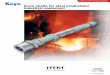 Drive shafts for steel production/industrial equipment€¦ · Hot/cold strip mills Rod/wire rod mills, etc. General industrial machines, etc. D/U/T D/U/T seriesseries KF/EZ KF/EZ
