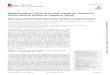 Epidemiological Typing of Serratia marcescens Isolates by ...Serratia marcescens is a bacterial pathogen for which no wgMLST scheme has yet been deﬁned. S. marcescens is notorious
