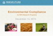 Environmental Compliance - Agrilinks...The “PERSUAP” Pesticide Evaluation Report & Safer Use Action Plan The “Pesticide Evaluation Report” directly respond to the 22 CFR 216