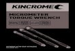 MICROMETER TORQUE WRENCH · icroeter tore wrenc conversion table ft/lb nm kgm ft/lb nm kgm 20 27.12 2.76 155 210.18 21.42 25 33.90 3.46 160 216.96 22.11 30 40.68 4.15 165 223.74 22.80