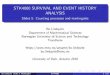 STK4080 SURVIVAL AND EVENT HISTORY ANALYSIS · 2019. 8. 18. · EXERCISE 1 Throw a die several times. Let Y i be result in ith throw, and let X i = Y 1 + :::+ Y i be the sum of the