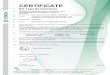 CERTIFICATE - UWT GmbH · 2020. 2. 13. · (13) SCHEDULE (14) to EU-Type Examination Certificate DEKRA 18ATEX0046 X Issue No. 0 Page 5/5 Form 227A Version 1 (2016-04) (17) Specificconditionsofuse