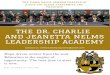 THE DR. CHARLIE Contact us: skleducationprograms@gmail.com AND JEANETTA NELMS · 2019. 12. 30. · and jeanetta nelms leadership academy t h e s i g m a k a p p a l a m bda c h a