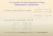 7.3: Systems of Linear Equations, Linear Independence ...park633/ma266/Boyce_DE10_ch...7.3: Systems of Linear Equations, Linear Independence, Eigenvalues • A system of n linear equations