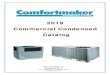 2019 Commercial Condensed Catalog - Carrier · F = Copper/Copper Condenser and Evaporator Standard Condenser / Evaporator Coil Configuration A = Single-Speed Indoor Fan Motor, for