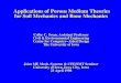 Applications of Porous Medium Theories for Soil Mechanics ...user.engineering.uiowa.edu/~swan/presentations/ui98.pdf · Applications of Porous Medium Theories for Soil Mechanics and