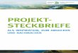 PROJEKT- STECKBRIEFE · 2019. 3. 18. · marketing und kommunikation Öffentlichkeitsarbeit zum Aufruf, Pressemeldungen zu erfolgreichen Projekten, Unterstützung der Projekte durch