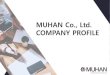 MUHAN Co., Ltd. COMPANY PROFILEmp-guard.com/default/img/en/business/Medical goggles_ENG.pdf· 12. 2012 Establishment of MUHAN Corporation, Inc. · 12. 2012 AUDI, LENOMA Duty Free Shop