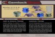 Cam & Groove Fittings Camlock Fittings › Shared › upload › CamlockCatalog2… · connector has two cams as part of the assembly. The male connector has a shape that allows the