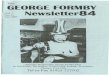 THE GEORGE FORMBY Newsletter84...George Formby fans in general. ***** Tom Bailey -We are pleased to report that Liverpool's Tom Bailey is getting back to nonnal again. He turned up