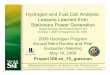 Hydrogen and Fuel Cell Analysis: Lessons Learned from Stationary Power ... - Energy… · 2020. 11. 21. · Hydrogen and Fuel Cell Analysis: Lessons Learned from Stationary Power