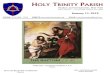 HOLY TRINITY PARISH · 2019. 1. 1. · HOLY TRINITY PARISH Hudson and Germantown, New York 429 E. Allen St. – P. O. Box 323 Hudson, NY 12534 January 13, 2019 PHONE: (518) 828 -