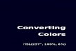 HSL(237°, 100%, 6%) · 2 days ago · 25-01-2021 8/28 convertingcolors.com Brightness & Saturation Gradients These gradients show how the HSL color 56°, 100%, 6% changes by changing