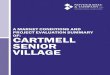 A MARKET CONDITIONS AND PROJECT EVALUATION SUMMARY CARTMELL … · 2020. 12. 8. · CARTMELL SENIOR VILL AGE – ALBANY, GEORGIA -- MARKET STUDY 2 EXECUTIVE SUMMARY 1. Project Description