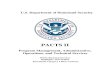 PACTS II · 2017. 4. 7. · U.S. Department of Homeland Security PACTS II Program Management, Administrative, Operations, and Technical Services ISI Professional Services HSHQDC-16-D-P2018