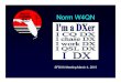 Norm W4QN - SFDXA › wp-content › uploads › Presentations › w4qn-2015 … · CW Skimmer DM780 FLDigi JT-Alert MixW MultiPSK DX Atlas Google Earth SpotSpy Support for Digital