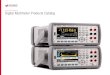 Digital Multimeter Products Catalog - Keysight...2020/08/10  · 3458A 8 1/2-Digit Digital Multimeter Digital Multimeter Products Catalog | 8 Table 3. Specialty DMMs Technical overview
