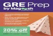 GRE Prep by Magoosh ... Reasoning, GRE Verbal Reasoning, and GRE Analytical Writing Assessment (AWA)