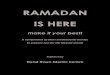 RAMADAN IS HERE - Darul Ihsan Centredarulihsan.com/masjidposters/books/Ramadan is here.pdfMasnoon Duas for Ramadan 60 . Message from Darul Ihsan Islamic Centre The month of Ramadan