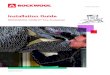 ROCKWOOL - Installation Guide · 2019. 5. 14. · ROCKWOOL Nordics 4 ROCKWOOL products: – CONLIT Fire Mat 60 – CONLIT Glue – CONLIT Tape Accessories: – Brackets and screws