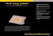 TLP Pro 725T - Brochure TOUCHLINK PRO TLP Pro 725T The Extron TLP Pro 725T is a 7" Tabletop TouchLinkآ®