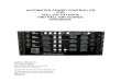 AUTOMATED POWER CONTROLLER FOR HOLLOW ......2.1 Auto Controller The Auto Controller is designed to be installed in a standard 19 inch rack mount cabinet and is shown in figures 2-1,