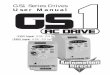 GS1 Series Drives User Manual - GreengineersIP40. Users must provide this environment for GS1 Series AC Drive. WARNING: Ground the GS1 AC Drive using the ground terminal. The grounding