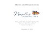 Rules and Regulations - Naples Airport...May 16, 2013  · Naples Municipal Airport (APF). These rules and regulation, and any amendments thereto, s are promulgated and enforced pursuant