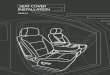 SEAT COVER INSTALLATION · 2020. 12. 29. · Adjust cover for best fitment. Insert control knobs/ arm rests through openings on seat cover and adjust as shown in Figure 10. Note: