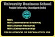 UBS HANDBOOK OF INFORMATION 2021 · UBS HANDBOOK OF INFORMATION 2021 MBA MBA (Entrepreneurship) ... UBS also has a highly demanding Ph.D. program that is well - known for its academic