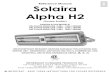 Reference Manual Solaira Alpha H2 - Woodland Direct...Alpha H2 (Double Emitter) CANADA & USA MODELS: SALPHAH2-20240 (208 / 240V - 1500 / 2000W) SALPHAH2-30240 (208 / 240V - 2250