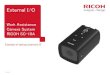 RICOHSC10A External IO · RICOH SC-10A. Outline 2020/6/26 2 We introduce examples of the setting method of the external I/O ! Part3. External output-1. Output any signal-2. Use of