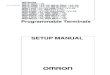 NS-Series Programmable Terminals SETUP MANUAL...CPU Unit Indicates a CPU Unit in the OMRON SYSMAC CS/CJ, NJ, C, or CVM1/CV Series of Programmable Controllers. CX-Designer Indicates