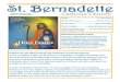 7600 South 42nd Street, Bellevue, Nebraska 68147 Catholic ... · 5:00 pm Parishioners of St. Bernadette Friday, January 1, 2021 8:30 am + Gary Chladek 10:30 am + Don Ficenec Saturday,