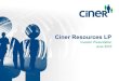 Ciner Resources LP · section of CINR’s 10-K dated March 11, 2016, and those described from time-to-time in our periodic and other reports filed with the Securities and Exchange