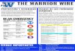 THE WARRIOR WIRE · 2020. 2. 11. · THE WARRIOR WIRE 8 J=; ;íëíë;`; # #>8;ï PROTECCIÓN Y SEGURIDAD La semana pasada, durante el evento de LEAD Academy, los estudiantes revisaron