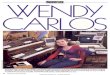 Wendy Carlos HomePage.pdf · 2019. 3. 30. · the library of orchestral timbres Carlos spent so many hours bu ilding. Two years later, Catalyst has been reborn as Beauty In The Beast,