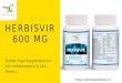 HERBISVIR – 600 mg Herbal Food Supplement for Anti Inflammatory & Anti-Pyretic