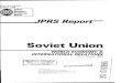 Soviet Union - DTIC · 2011. 10. 11. · Soviet Union WORLD ECONOMY & INTERNATIONAL RELATIONS No 1, January 1989 JPRS-UWE-89-006 CONTENTS 12 MAY 1989 [The following is a translation