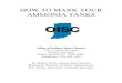 HOW TO MARK YOUR AMMONIA TANKS-cover · HOW TO MARK YOUR AMMONIA TANKS Office of Indiana State Chemist 175 S. University Street Purdue University West Lafayette, IN 47907-2063 Telephone: