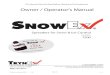 Owner / Operator’s Manual - SnowExlibrary.snowexproducts.com/.../SP-7500-Rev07_071517.pdf4 — 1 Owner / Operator’s Manual Spreaders for Snow & Ice Control FOR MODEL 7500 This